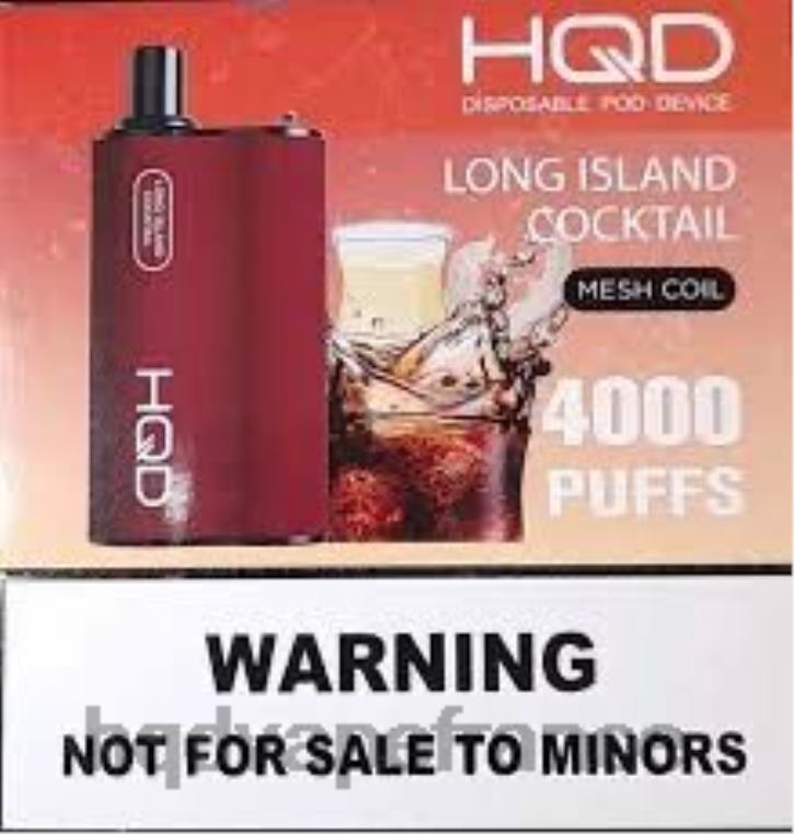HQD Vape Online Shop - HQD BOX 4000 bouffées cocktail de longue île D2684114