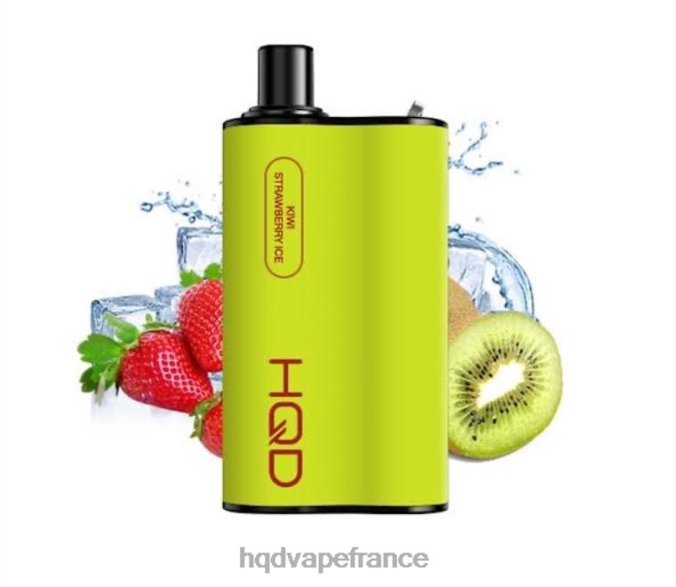 HQD Vape Paris - HQD BOX 4000 bouffées glace à la fraise et au kiwi D268472