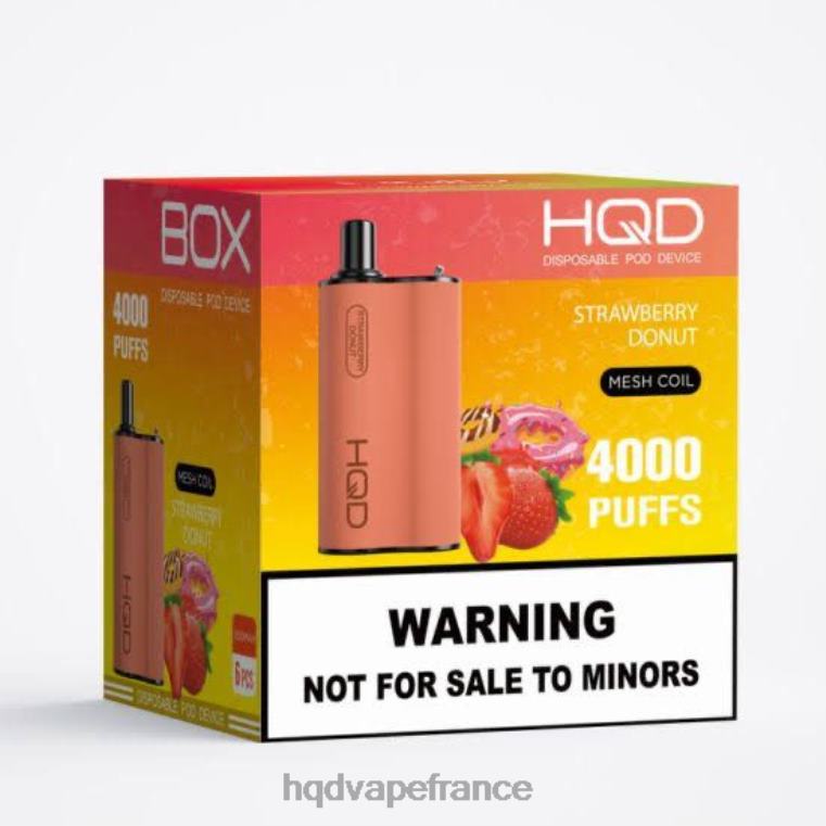 HQD Vape Price - HQD BOX 4000 bouffées beignet aux fraises D2684118