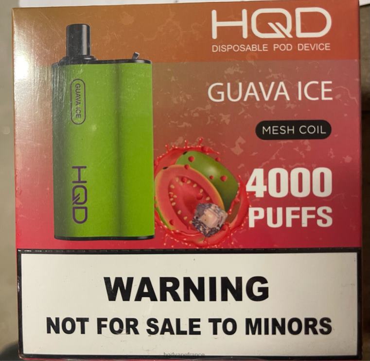 HQD Vape Review - HQD BOX 4000 bouffées glace à la goyave D2684109