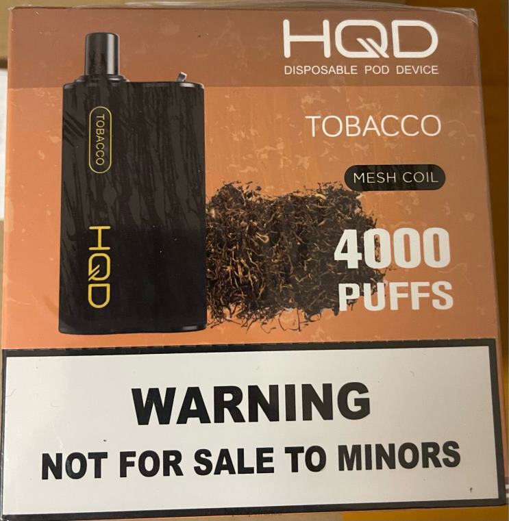 HQD Vape Shop - HQD BOX 4000 bouffées le tabac D268496