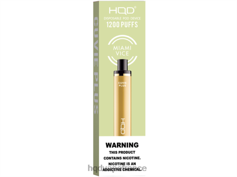 HQD Flavors Vape - HQD CUVIE PLUS vape jetable Miami Vice D2684220