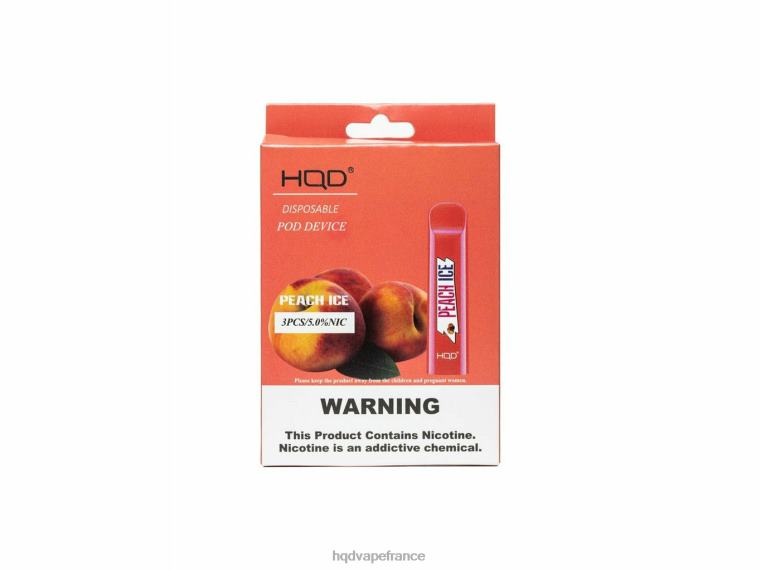 HQD Flavors Vape - HQD CUVIE jetable glace à la pêche D2684280