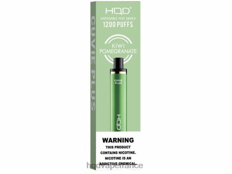 HQD Online Shop - HQD CUVIE PLUS vape jetable grenade kiwi D2684205