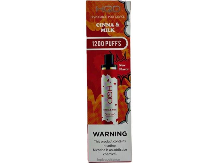 HQD Vape Online Shop - HQD CUVIE PLUS jetable cannelle et lait D2684154