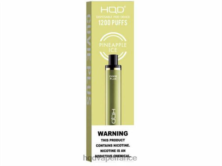 HQD Vape Online Shop - HQD CUVIE PLUS vape jetable glace à l\'ananas D2684234