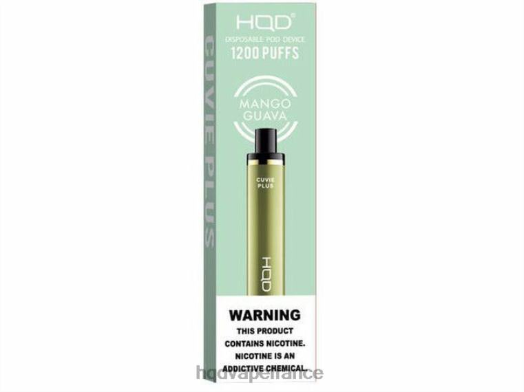 HQD Vape Online Shop - HQD CUVIE PLUS vape jetable mangue goyave D2684214