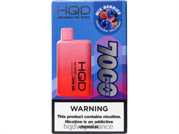 HQD Vape Paris - HQD CUVIE BAR jetable mélanger les baies D2684222