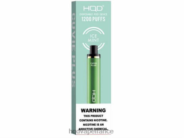 HQD Vape Paris - HQD CUVIE PLUS vape jetable menthe glacée D2684202