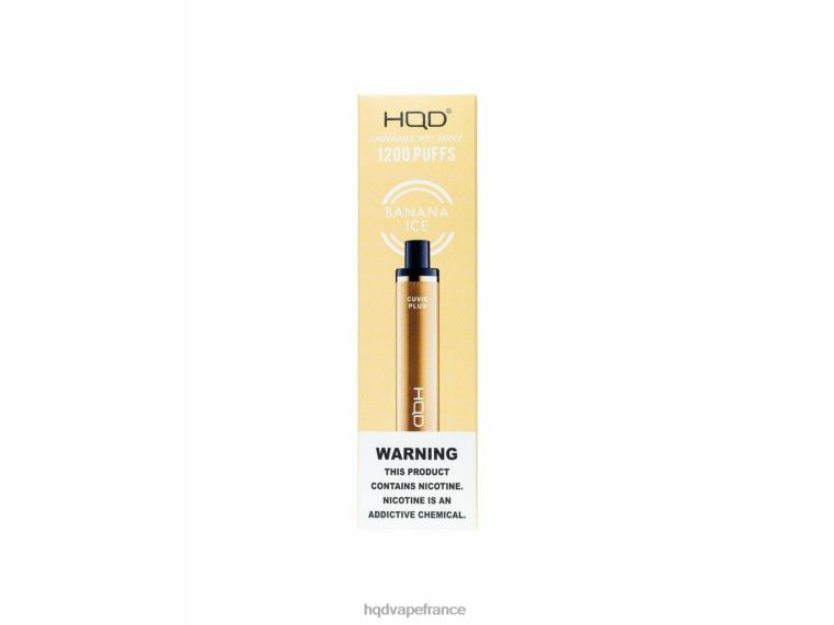 HQD Vape Price - HQD CUVIE PLUS vape jetable glace à la banane D2684128