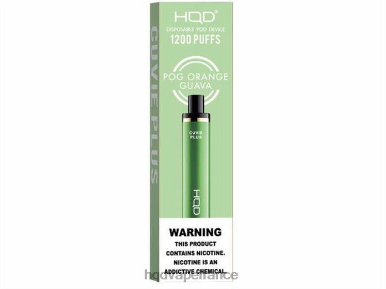 HQD Vape Price - HQD CUVIE PLUS vape jetable goyave orange pog D2684238