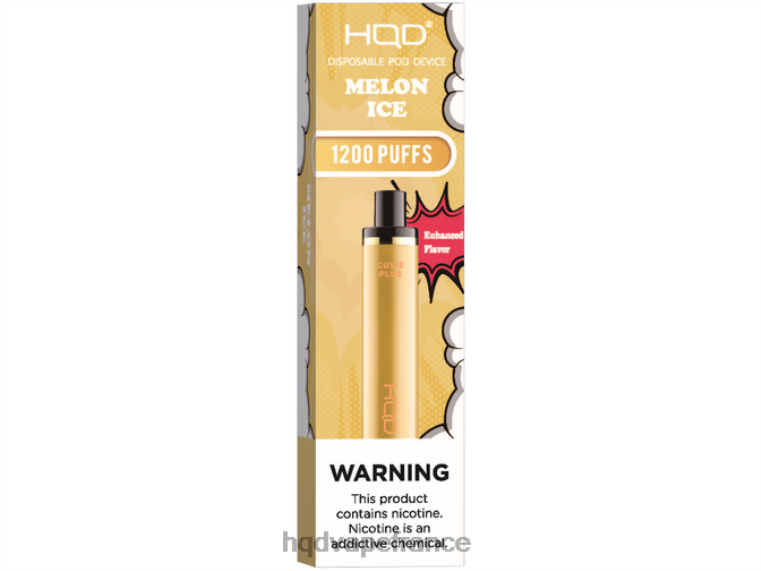 HQD Vape Review - HQD CUVIE PLUS vape jetable glace au melon D2684219