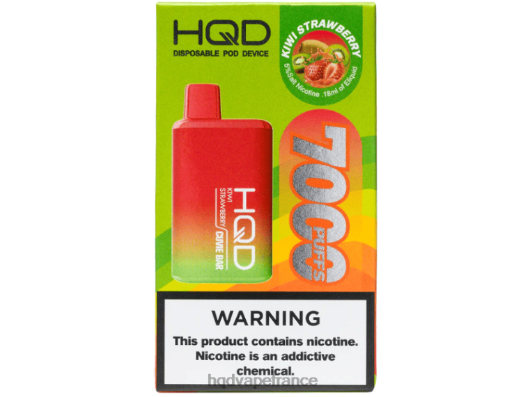 HQD Vape Shop - HQD CUVIE BAR jetable kiwi fraise D2684206