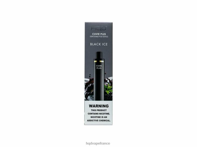 HQD Vape Shop - HQD CUVIE PLUS vape jetable glace noir D2684136