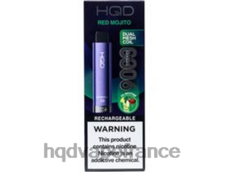 HQD Vape Store - HQD CUVIE PLUS 2.0 jetable mojito rouge D2684247