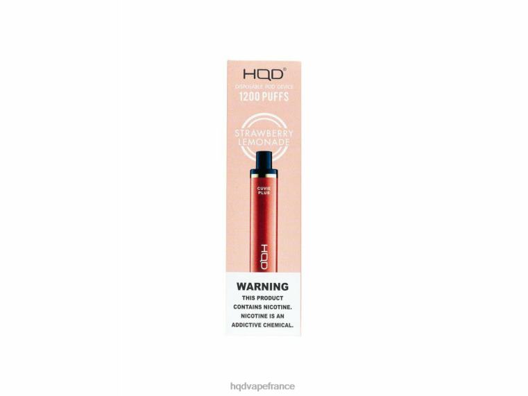 HQD Vape Store - HQD CUVIE PLUS vape jetable Limonade de fraise D2684257