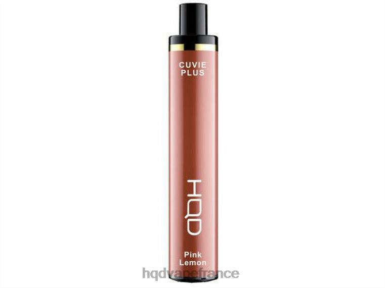 HQD Vape Store - HQD CUVIE PLUS vape jetable citron rose D2684237
