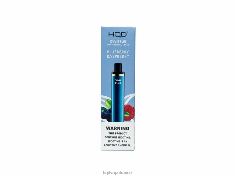 HQD Vape Store - HQD CUVIE PLUS vape jetable myrtille framboise D2684147