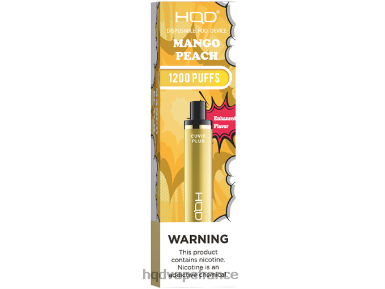 HQD Vape Store - HQD CUVIE PLUS vape jetable pêche à la mangue D2684217