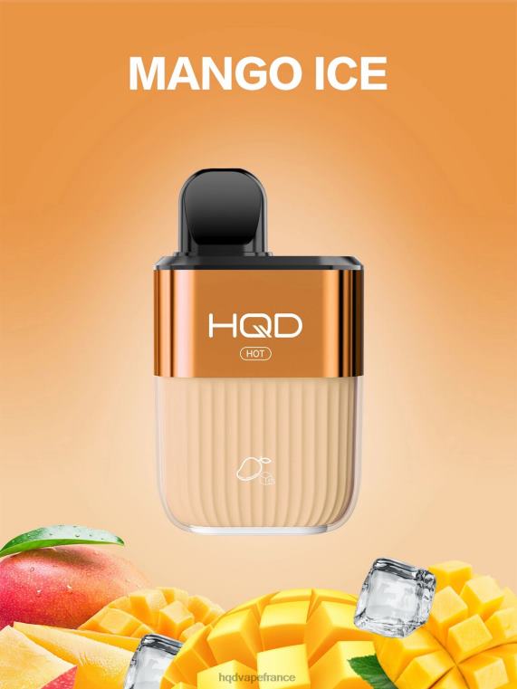 HQD Vape Online Shop - HQD HOT 5000 bouffées glace à la mangue D268464