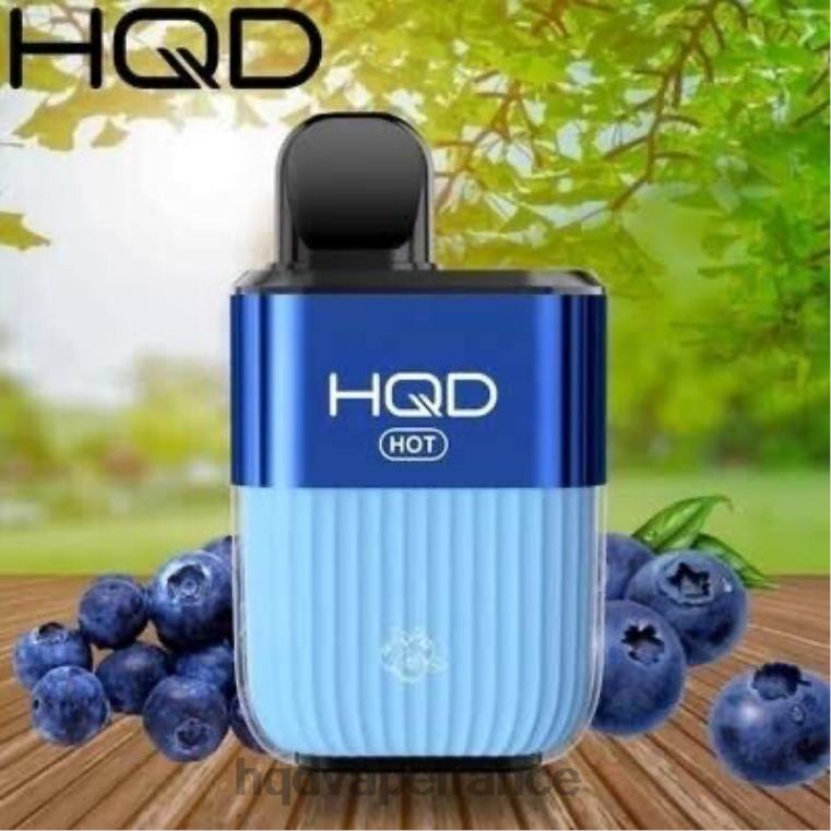 HQD Vape Shop - HQD HOT 5000 bouffées myrtille D268466