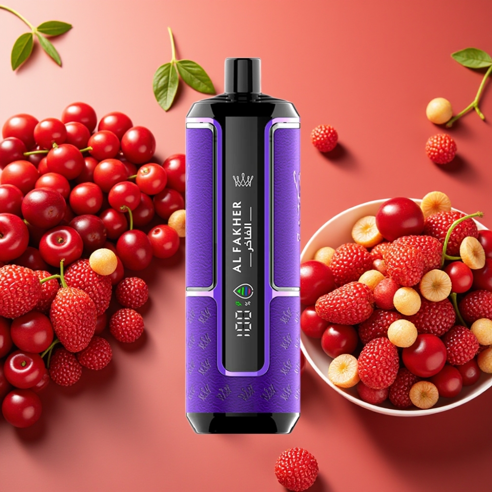 Al Fakher Crown Bar 15K Hypermax 22ml 600mAh Type-C Fête Cerise