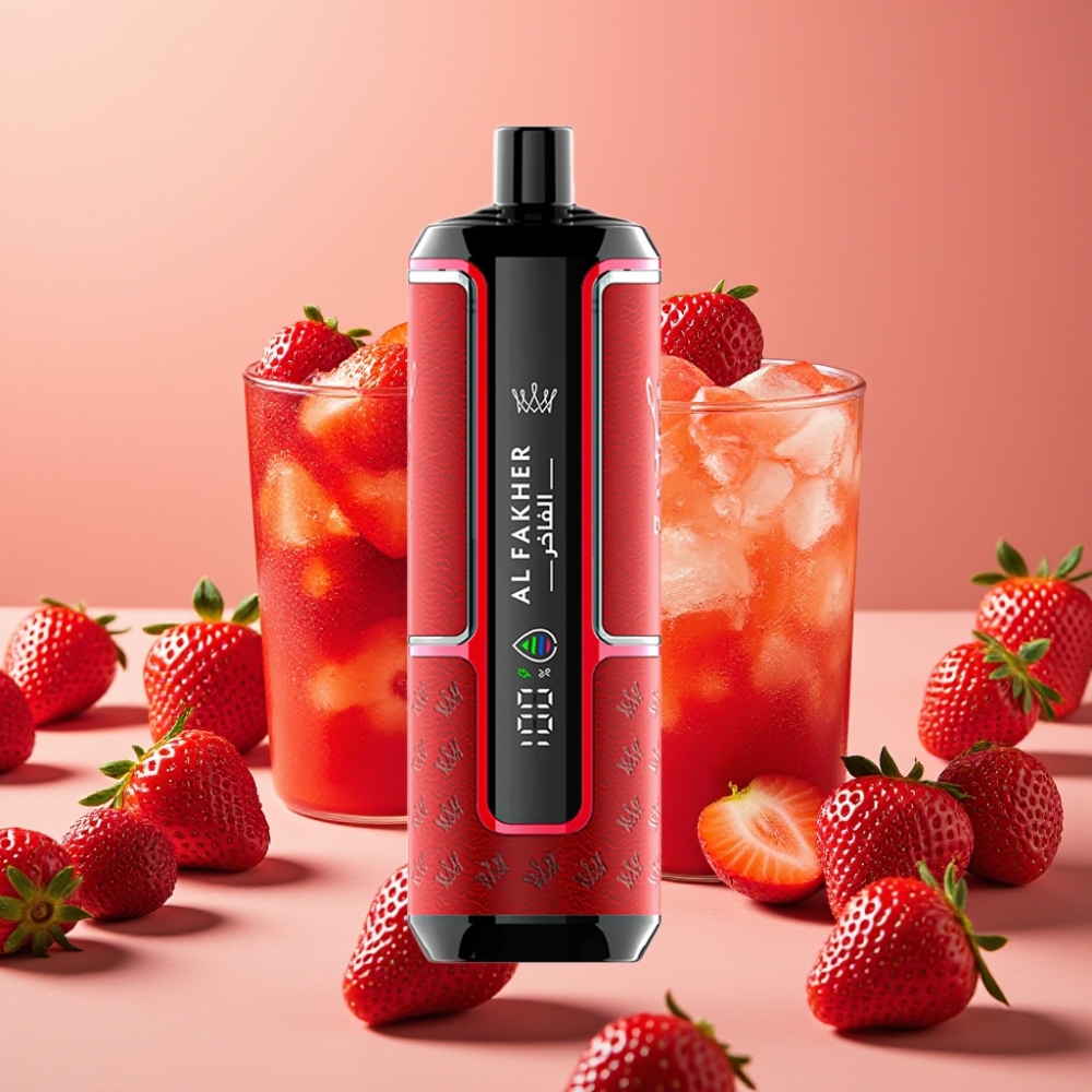 Al Fakher Crown Bar 15K Hypermax 22ml 600mAh Type-C Fraise Punch