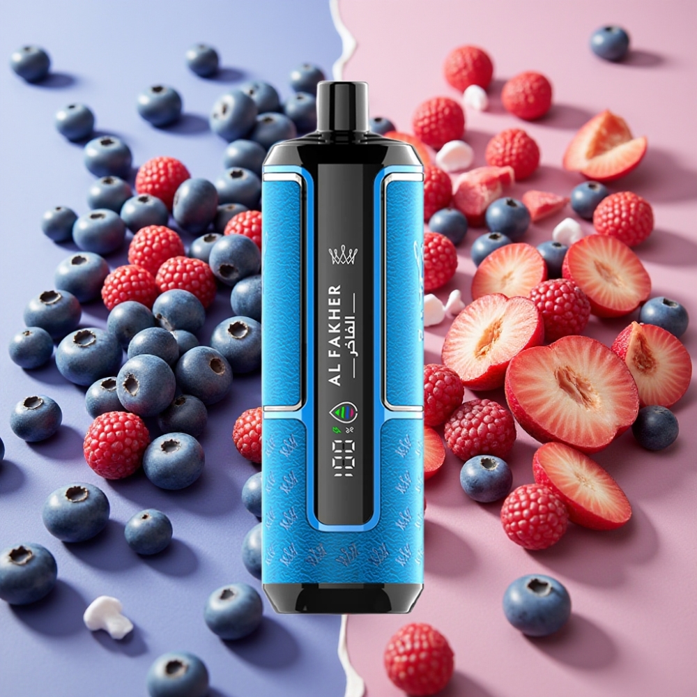 Al Fakher Crown Bar 15K Hypermax 22ml 600mah Type-C Gomme Myrtille