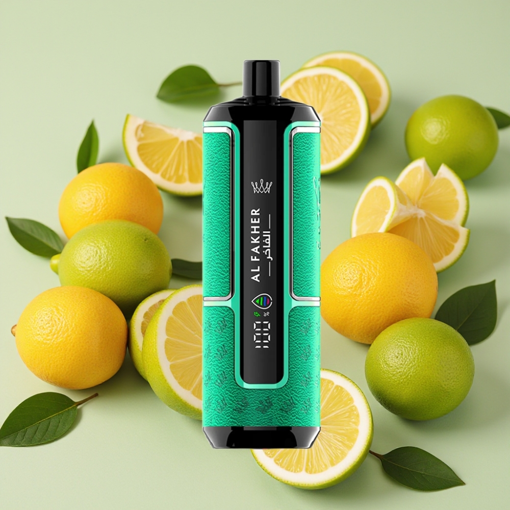 Al Fakher Crown Bar 15K Hypermax Disposable Citron Vert 22ml 600mAh Type-C