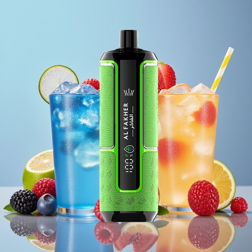 Al Fakher Crown Bar 15K Hypermax Disposable Framboise Bleue Citronnade 22ml 600mAh