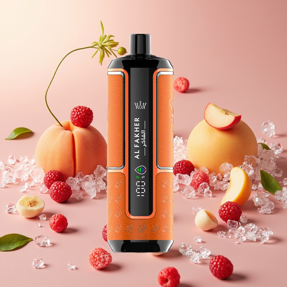 Al Fakher Crown Bar 15K Hypermax Disposable Pêche Glacée – 22ml, 600mAh, Type-C