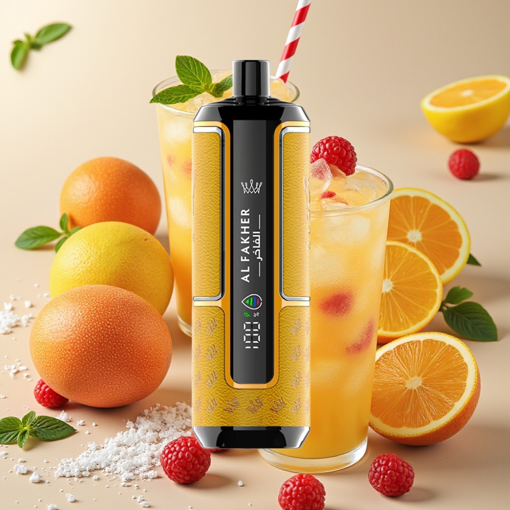 Al Fakher Crown Bar 15K Hypermax Disposable Vape Kit Mangue Glace 22ml 600mAh