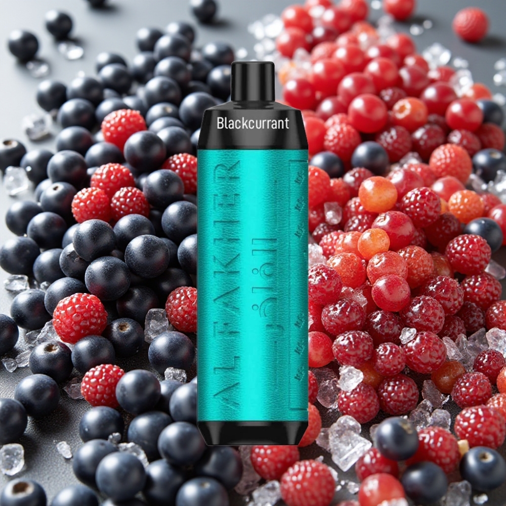 Al Fakher Crown Bar 8000 Crystal Disposable Vape Cassis Glacé – 600mAh, 18ml, 5mg