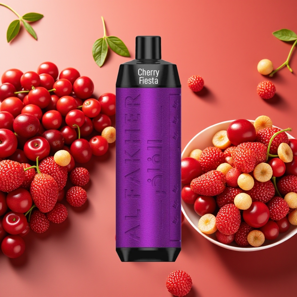 Al Fakher Crown Bar 8000 Crystal Disposable Vape Fiesta Cerise - 18ml - 5mg - 600mAh