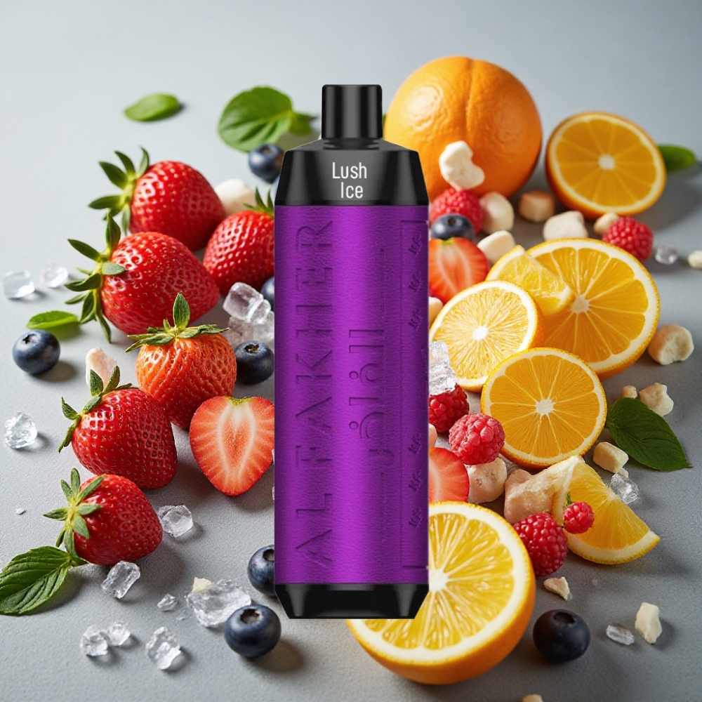 Al Fakher Crown Bar 8000 Crystal Disposable Vape Glace Lush - 18ml, 5mg, 0.6ohm