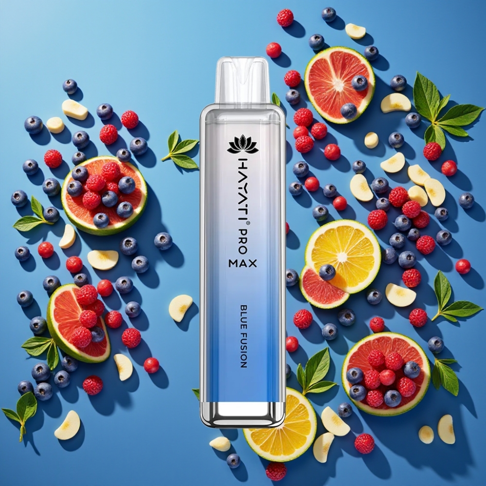 Hayati Pro Max 4000 Puffs Blue Fusion 1400mAh Rechargeable 2% 5%