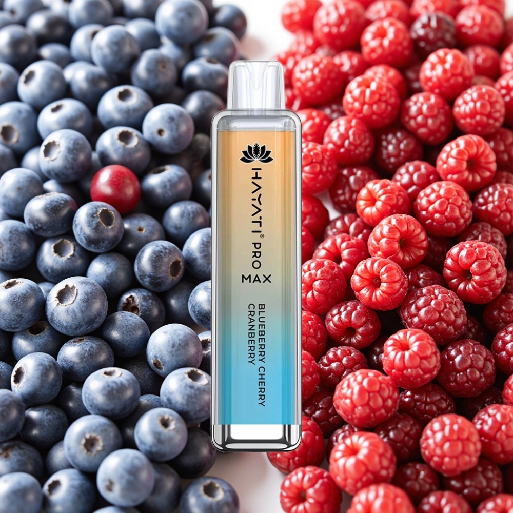 Hayati Pro Max 4000 Puffs Bluet Cerise Cranberry 2% 5% 1400mAh Rechargeable