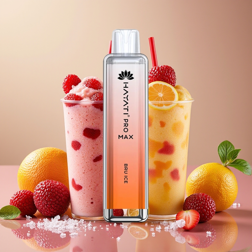 Hayati Pro Max 4000 Puffs Bru Glacé – 1400mAh, Rechargeable, 2%/5% Nicotine, TPD