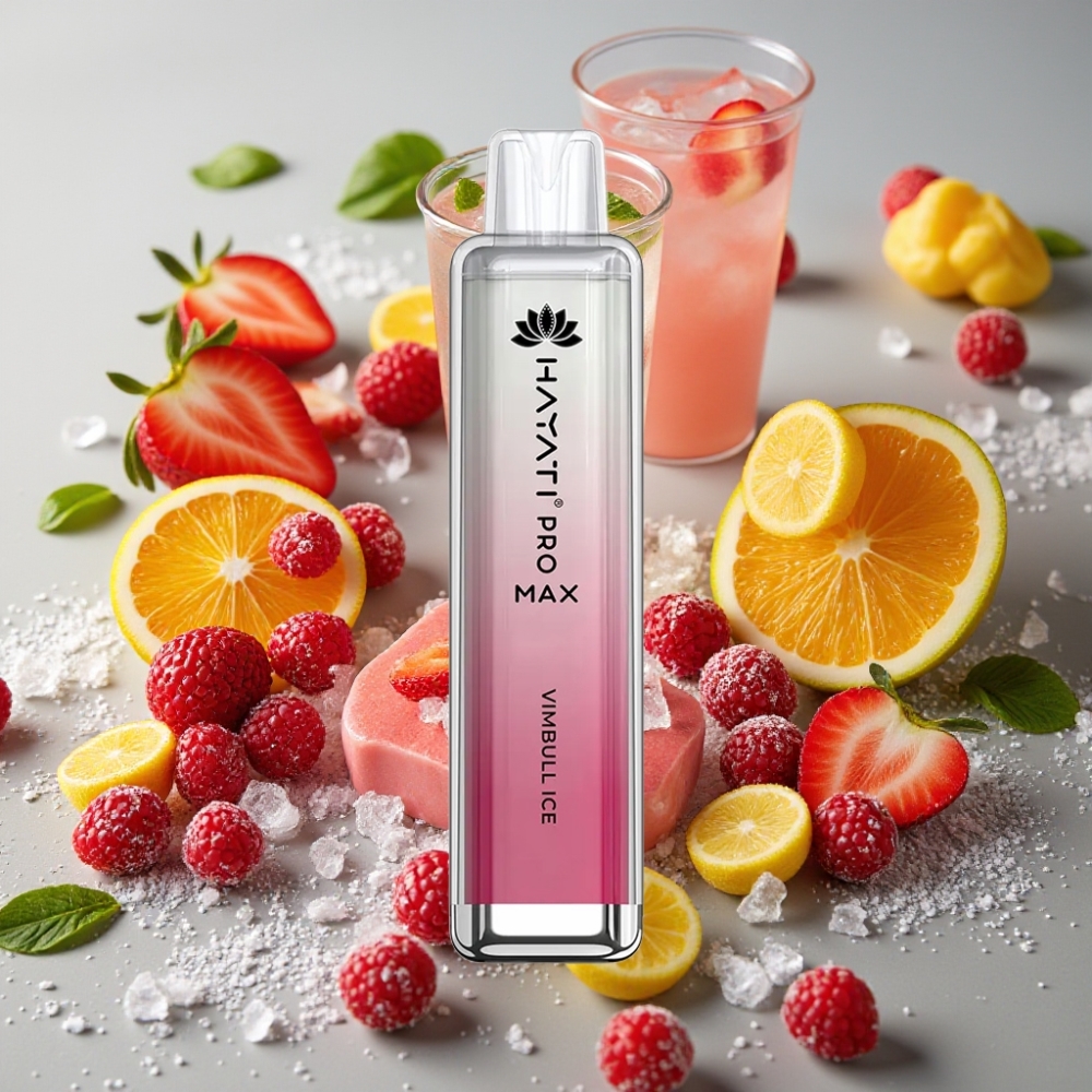 Hayati Pro Max 4000 Puffs Glace Vimbull, 5% Nicotine, 1400mAh, Rechargeable