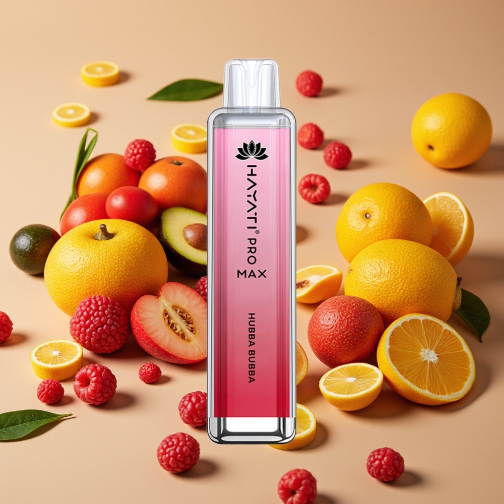 Hayati Pro Max 4000 Puffs Hubba Bubba - 2%/5% Nicotine, 1400mAh, Rechargeable