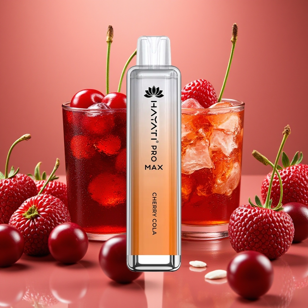 Hayati Pro Max 4000 Puffs Rechargeable 1400mAh Cherry Cola