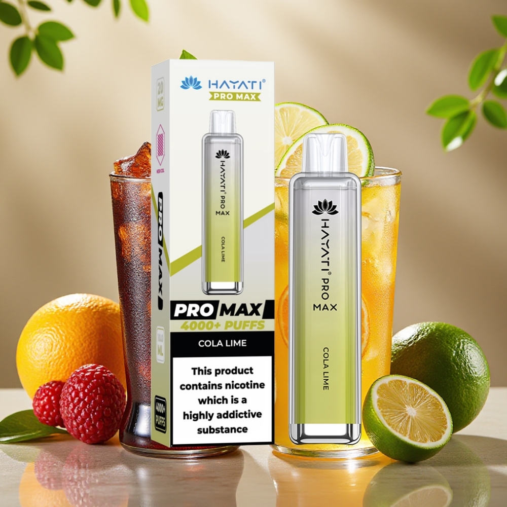Hayati Pro Max 4000 Puffs Rechargeable 1400mAh Cola Citron