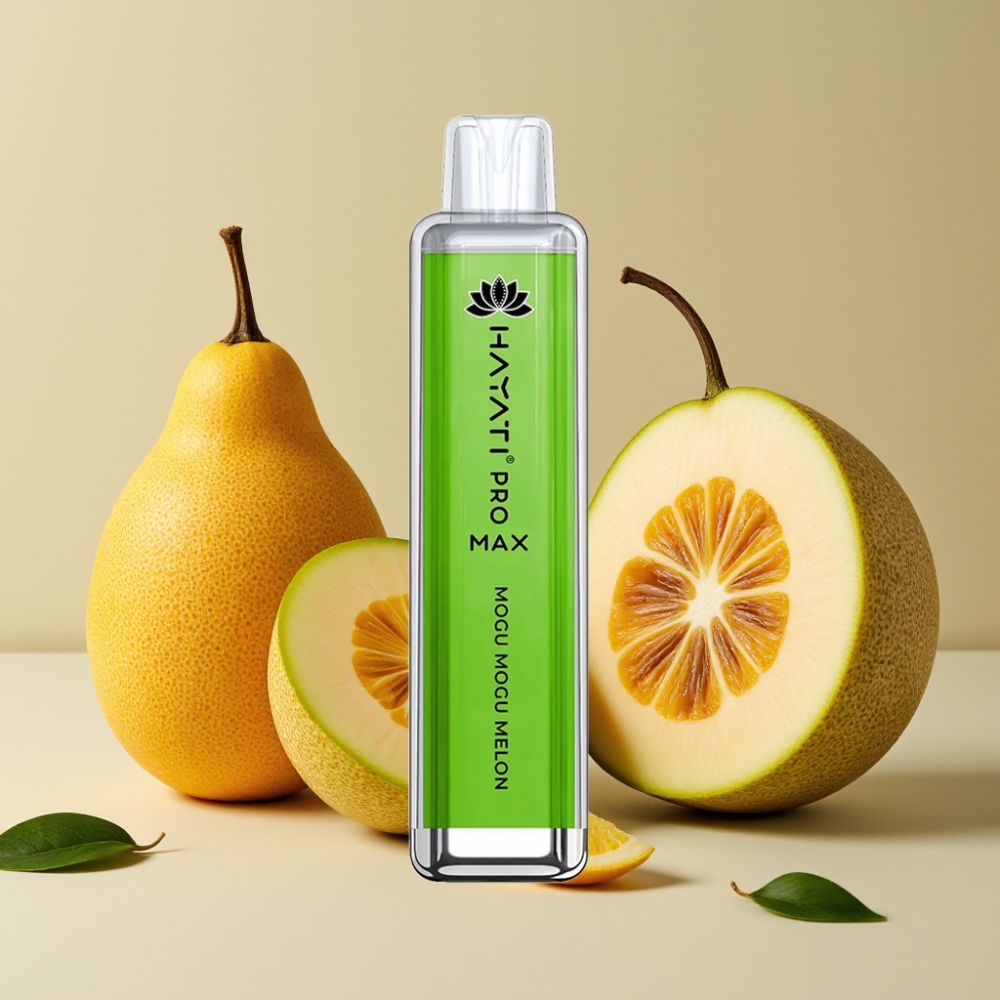 Hayati Pro Max 4000 Puffs Rechargeable 2ml/10ml 1400mAh Melon Mogu Mogu
