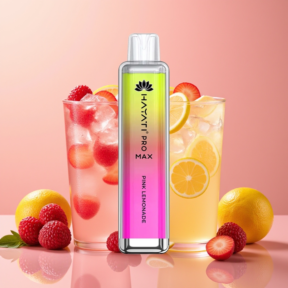 Hayati Pro Max 4000 Puffs Rechargeable 2ml/10ml TPD 5% Citronade Rose