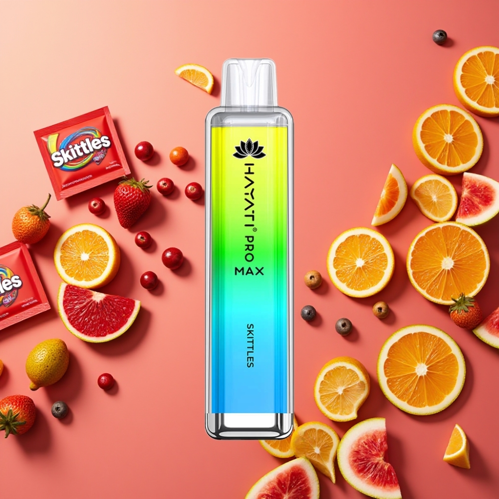 Hayati Pro Max 4000 Puffs Skittles Rechargeable 1400mAh 2ml/10ml TPD