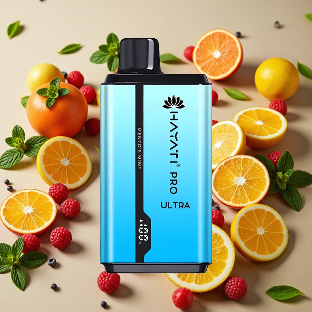 Hayati Pro Ultra 15000 Puffs Menthe Mento’s 2×12ml 2% 850mAh