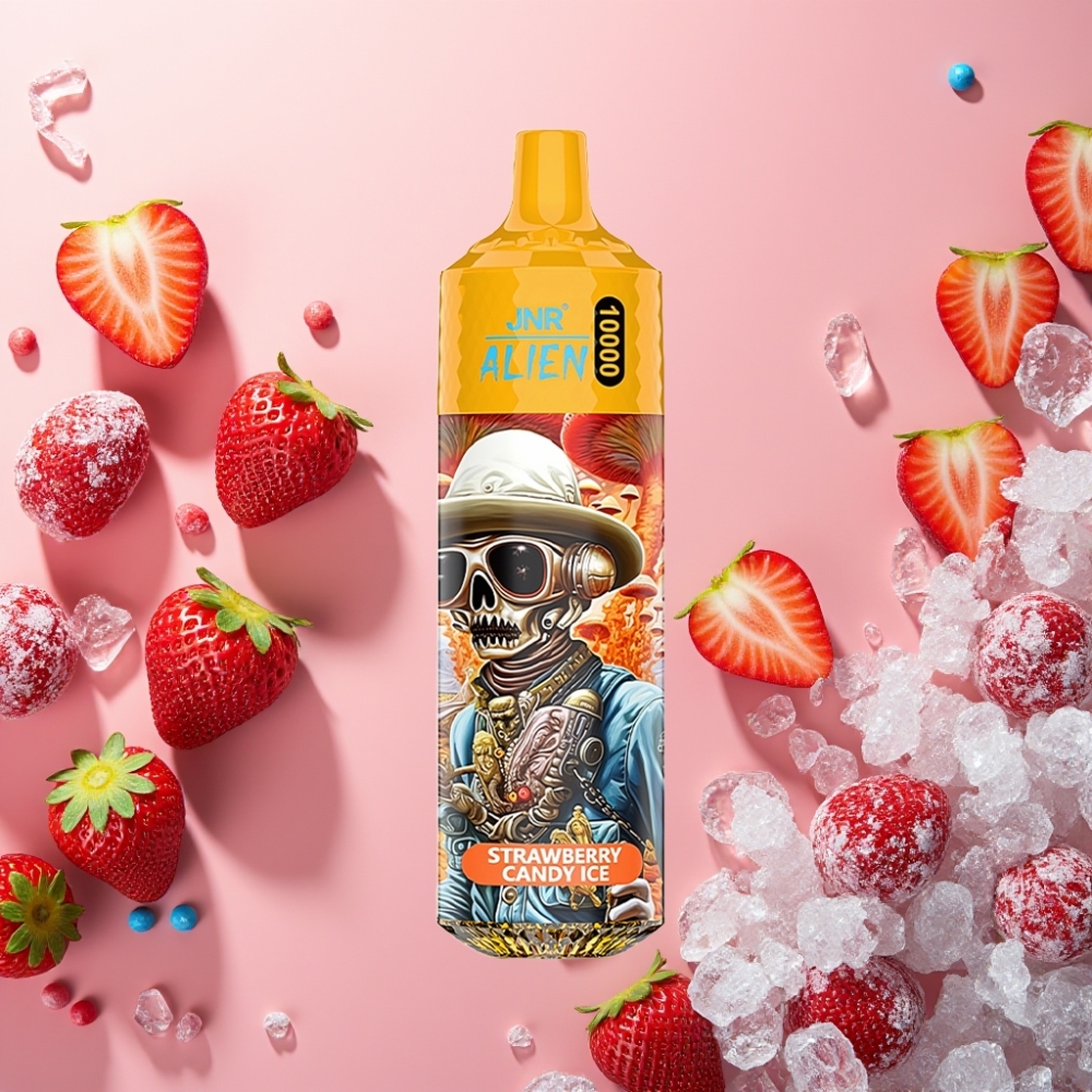 JNR Alien 10000 Puffs 850mAh 20ml Bonbon Fraise Glace France vape fournisseur