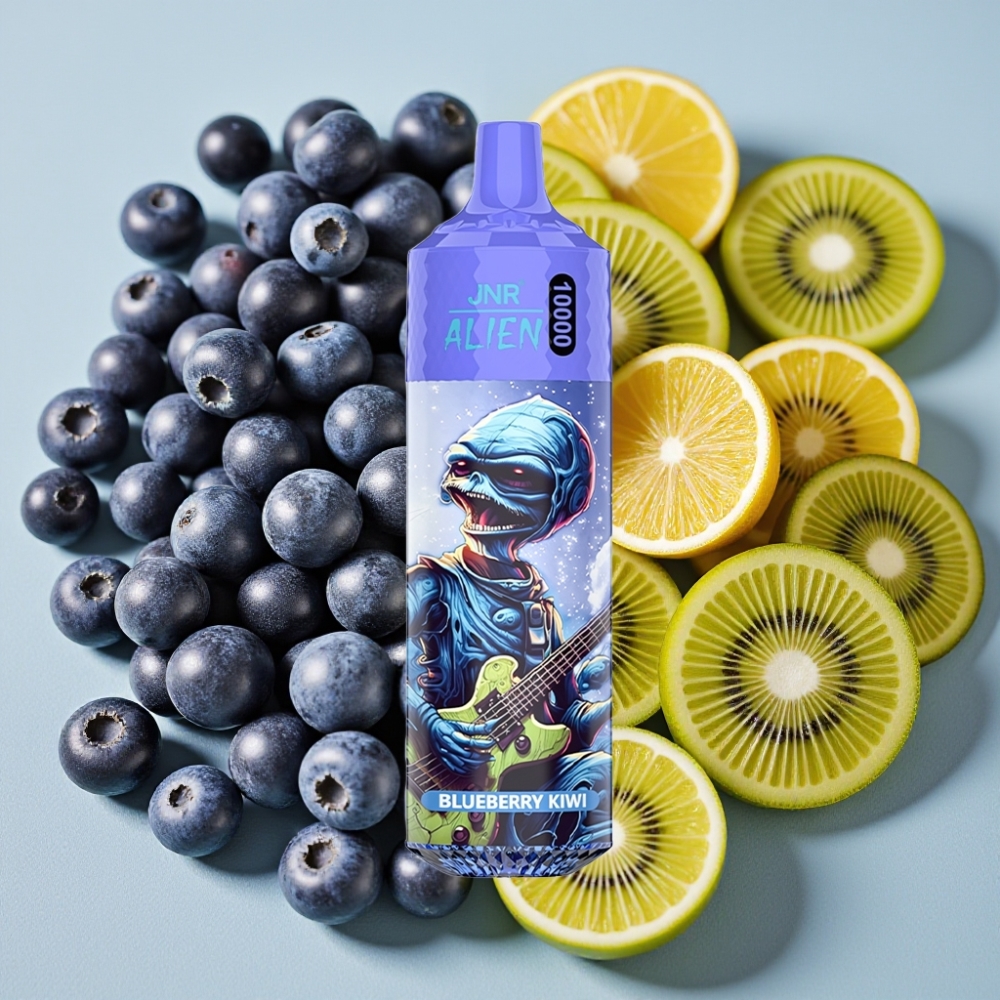 JNR Alien 10000 Puffs 850mAh 20ml Type-C Myrtille Kiwi France vape fournisseur