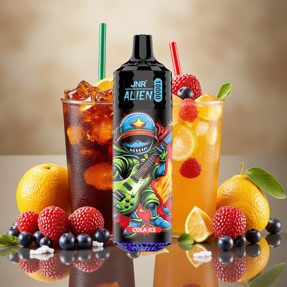 JNR Alien 10000 Puffs Cola Glace 850mAh 20ml Type-C RGB France vape fournisseur