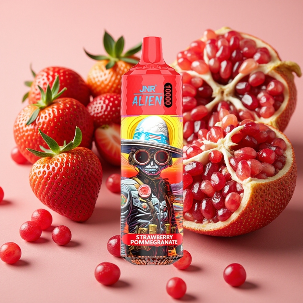 JNR Alien 10000 Puffs Fraise Grenade 850mAh 20ml Type-C RGB